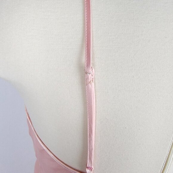 Vintage Victorias Secret Chemise Slip Dress Small Babydoll Pink Coquette Y2K 90s - Picture 7 of 12